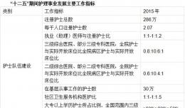 中國(guó)護(hù)理事業(yè)發(fā)展規(guī)劃綱要（2011-2015年）