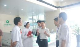 市文明辦“創(chuàng)雙城”檢查組到我院檢查